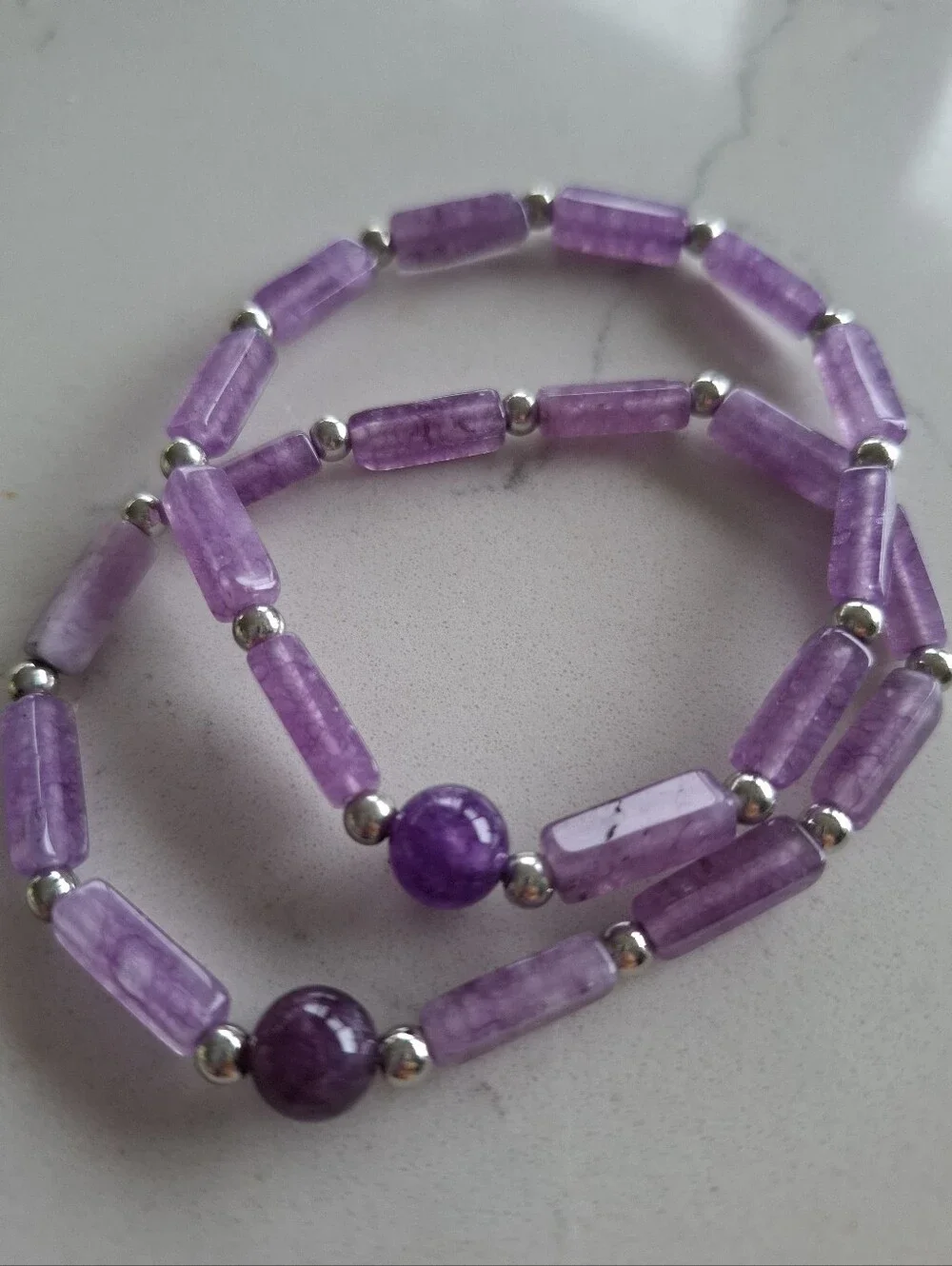 Genuine Amethyst Bracelet